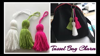 How to make a Tassel Bag Charm [upl. by Eytteb603]