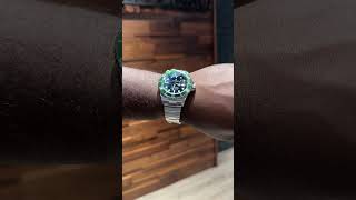 Rolex Submariner Kermit Green Bezel 50th Anniversary Mens Watch 16610LV Wrist Roll  SwissWatchExpo [upl. by Sianna]