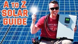 SOLAR POWER The Ultimate Beginners Guide  How To [upl. by Enyamart]