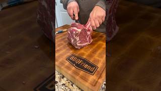 Standing Prime Rib Roast Prep bbq [upl. by Millisent]