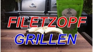 Filet als Zopf grillen  Lammfilet  Klaus grillt [upl. by Nimesay887]