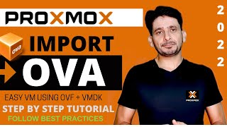 Proxmox Import OVA  Create VM using OVF and VMDK [upl. by Gen204]