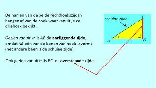 Namen in rechthoekige driehoeken [upl. by Lletnohs889]