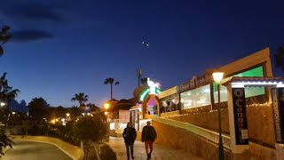 Fuerteventura Canary Islands Spain  Evening Walk Caleta De Fuste [upl. by Hailahk]