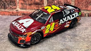 REVIEW William Byron 2024 Axalta HMS 40th Anniv Color Chrome 124 Nascar Diecast [upl. by Sedruol]