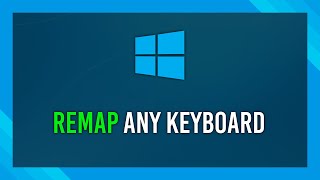 How to remap keys on ANY KEYBOARD  Windows 10  11 [upl. by Ainwat70]