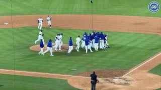 2024 NLCS Final out from Game 6 that sends Dodgers to World Series and onfield celebration [upl. by Mccahill731]