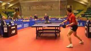 Alan Cooke vs Joao Monteiro amazing table tennis rally [upl. by Meyers]