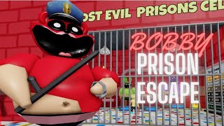 BOBBY BEARHUG PRISON ESCAPE WALKTHROUGHT FULL GAME Roblox [upl. by Erinna475]