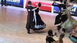 Alberetti  Dionigi ITA  2014 Euro Youth STD R4 T  DanceSport Total [upl. by Pelag]