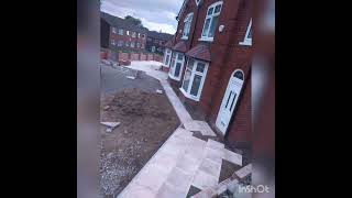 Building walls amp Permeable Driveway concrete cement blocks drainage home homeimprovement [upl. by Leizahaj]