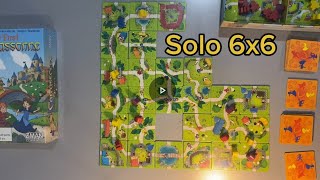 My First Carcassonne Solo Variant  First Play from BGG Community [upl. by Ahsilet984]