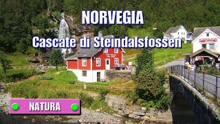 NORVEGIA Cascate di Steindalsfossen  di Sergio Colombini [upl. by Nasia]