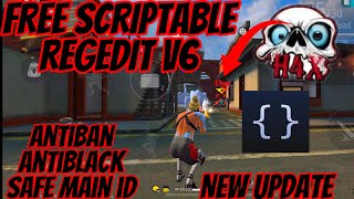 FREE SCRIPTABLE REGEDIT V6 🕸️  PARA IOS  ANTIBAN  ANTIBLACK  FREE FIRE  SAFE MAIN ID 100 [upl. by Seuqramed193]