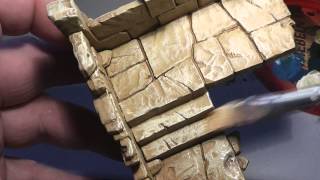 How to paint sandstone ruins [upl. by Ellerad]