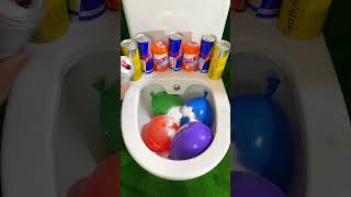 Colorful Balloons Foam with Mentos and Coke  Satisfying Asmr Experiment satisfying asmr [upl. by Aseret]