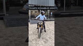 Triumph Scrambler 400X Best bike in 400cc segment shorts [upl. by Terr]