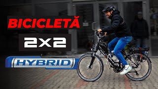 PRIMA BICICLETA HYBRID 2x2 din ROMANIA  MACAR AM INCERCAT [upl. by Falconer]