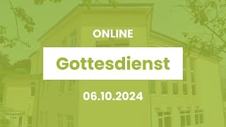 Livestream Familien Gottesdienst  Gemeinde Gottes Pforzheim  06102024 [upl. by Nnairrehs]