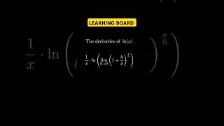 Derivative of log x  differentiation of log x proof  logx differentiation mathematics [upl. by Ahael]