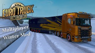 TruckersMP Winter Mod Physics  Euro Truck Simulator 2 [upl. by Patty435]