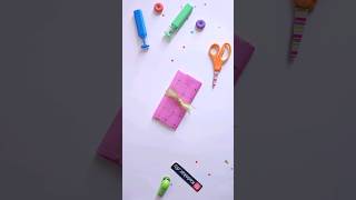 Gift wrapping tutorial without using tape shorts [upl. by Serica]