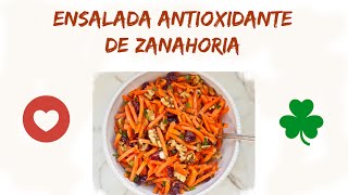 Ensalada Antioxidante de Zanahoria  Deliciosa  Vegana [upl. by Pega]