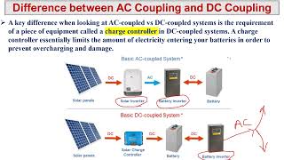 தமிழ் மொழியில் AC vs DC Coupled Solar Systems  DC Coupled vs AC Coupled Battery Systems [upl. by Andaira]