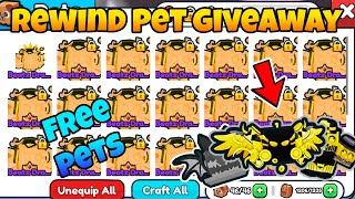 Rewind Pet Giveaway In Arm Wrestling Simulator [upl. by Bagger186]