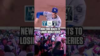 The moment New York lost the World Series mlb baseball worldseries [upl. by Mini223]