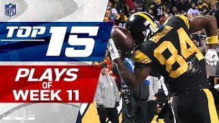 Top 15 Plays of Week 11  NFL Highlights [upl. by Dever539]