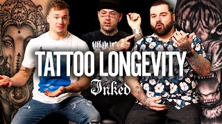 Does Tattoo Longevity Matter Will Your Tattoos Last  Tattoo Artists React [upl. by Nemsaj]