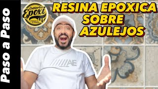 Resina Epoxica Sobre Azulejos paso por paso [upl. by Wohlen]