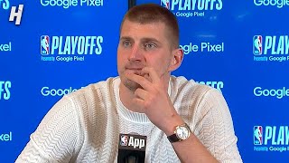 Nikola Jokic talks Game 1 Loss vs Timberwolves Postgame Interview [upl. by Colier]