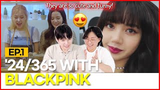 BLACKPINK  24365 with BLACKPINK EP1 KOREAN REACTION 🤣😍 [upl. by Massarelli570]