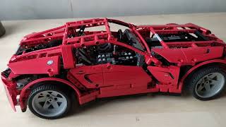 Lego Technic 8070 Super Car Funktionstest [upl. by Eednyl]