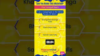 Quiz on the different waterfalls in india mcqs mastermind 🤔💪🏻 ytshorts shorts [upl. by Aluk]