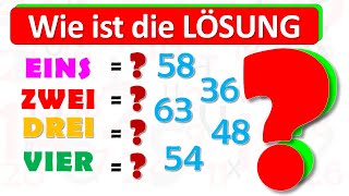 FINDEST DU DIE ZAHL OHNE WORT  KONZENTRATION UND SCHNELLES KOPFRECHNEN MACHEN DEINEM GEHIRN BEINE [upl. by Suiratnauq]