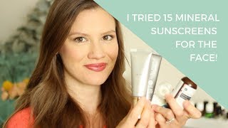 The Best Natural Mineral Sunscreens For The FACE  Lauras Natural Life [upl. by Domeniga]