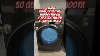 GE Profile WasherDryer Combo is extremely quiet and smooth [upl. by Oramug770]