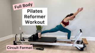 Pilates Reformer Workout  50 min  Full Body  Circuit Format [upl. by Wordoow76]