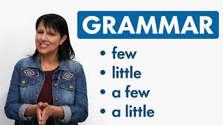 Learn English Grammar FEW LITTLE A FEW A LITTLE [upl. by Ramburt]