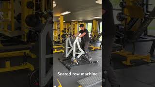 Seated row machine [upl. by Aniled708]