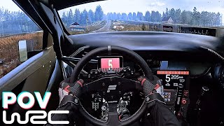 Rally Estonia in the NEW WRC 23 is CRAZY FAST  Fanatec CSL DD [upl. by Clie]