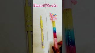 normal Vs cute stationery trendingshorts diy stylishstationary crafteraditi cute art [upl. by Sekyere]