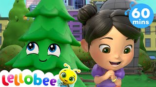 OLittle Tree Song  Rishi amp Ella Preschool Playhouse  Lellobee Kids Karaoke [upl. by Lednyc]