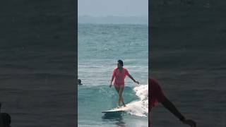 Unbelievable Longboard Ride on Batukaras Best Wave shorts surfing surfspot surfingtime [upl. by Ahcropal429]