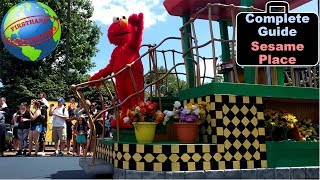 Sesame Place Amusement Park Firsthand guide  neighborhoods characters rides and water park [upl. by Eetak145]