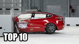 TOP 10 SAFEST LUXURY CARS 2022 IIHS CRASH TEST [upl. by Weinberg22]