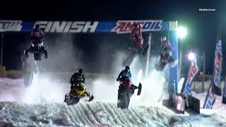 Snocross Round 6 Pro Highlights  Valcourt QC Race 3 of 3 [upl. by Demetria]